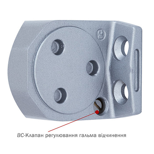 Дотягувач RYOBI DS-2055P BC PRL HO з фіксацією до 80кг Сірий - Фото №7