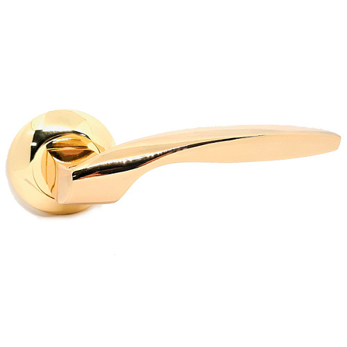 Ручки на розеті KEDR R10.045-AL PB золото - Фото №2