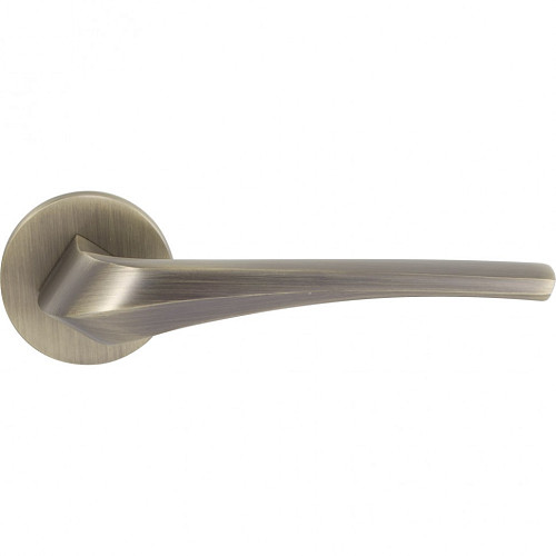 Ручки на розеті COMIT Sky тонка розета матова антична латунь - Фото №2