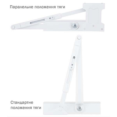 Доводчик RYOBI D-1200P (U) BC UNIV до 80кг Белый - Фото №4