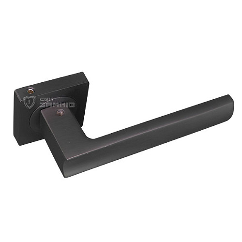 Ручки на розеті KEDR R08.144-AL Graffit графіт - Фото №2