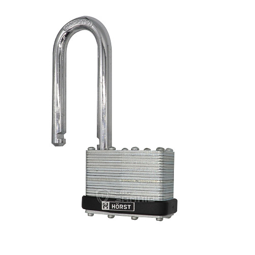 Замок навісний HORST HR-LSL-50E (3 ключа) - Фото №2