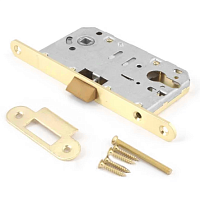Механизм замка APECS 5300-P PZ (BS50*85мм) пласт.язычок GM золото матовое