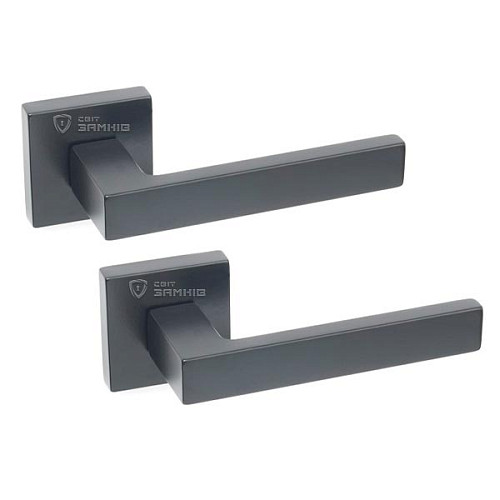 Ручки на розетте TUPAI Square 2275 Q (801-1999) черный - Фото №1