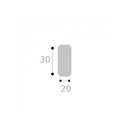 Ручка меблева FORME City PM09 B08 бронза темна - Фото №3