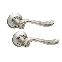 Ручки на розетте FUARO Art (RM) SN/CP матовый никель/хром