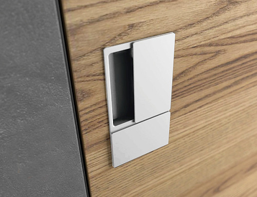 Ручки для розсувної системи AGB Wave B3000001FM білий матовий - Фото №3