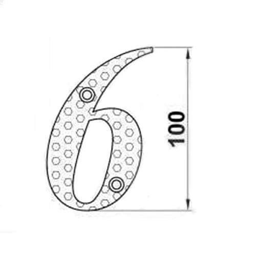 Цифра AMIG "6 черная - Фото №2