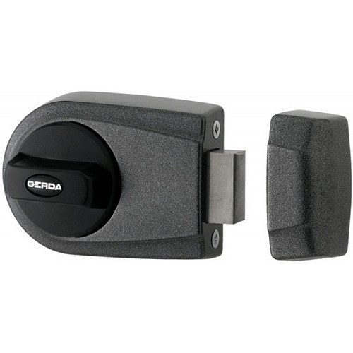 Замок накладной GERDA ZG200 (BS50-60мм) графит 4 ключа - Фото №4