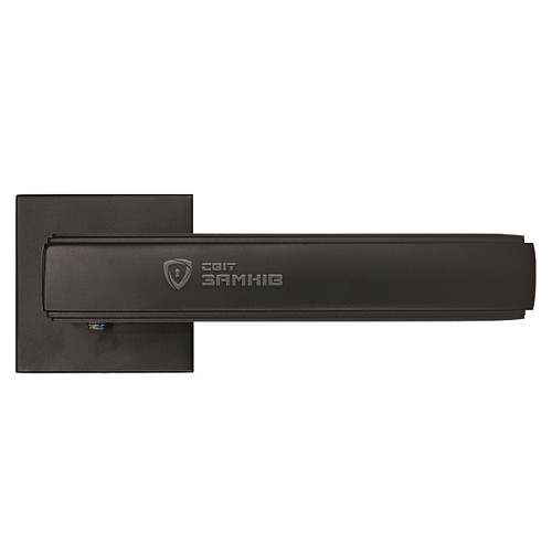 Ручки на розетте GENRICH R77.215 MBP черный матовый - Фото №2