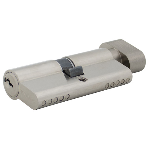 Циліндр CISA C2000 100T (50*50T) нікель матовий 3 ключі - Фото №2