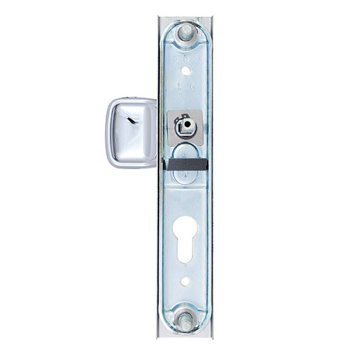 Ручки на планці ROSTEX 802 R 85мм (38-55мм) фіксована-натискна хром полірований - Фото №3