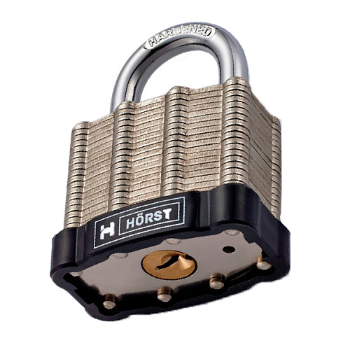 Замок навесной HORST HR-LS-30E (3 ключа) - Фото №2