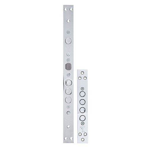 Механизм замка MUL-T-LOCK 415G двухсистемный (BS63 * 85мм) хром полированный комплект - Фото №5