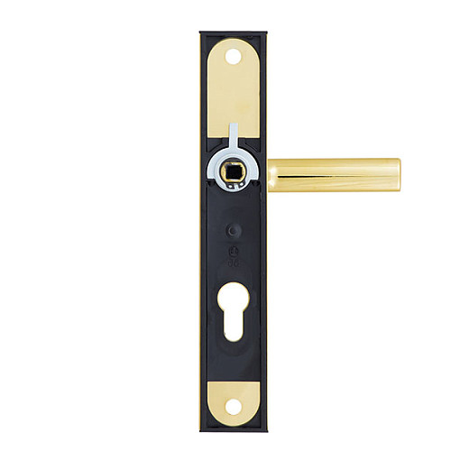 Ручки на планці ROSTEX 802 R 72мм (38-55мм) фіксована-натискна титан PVD - Фото №2