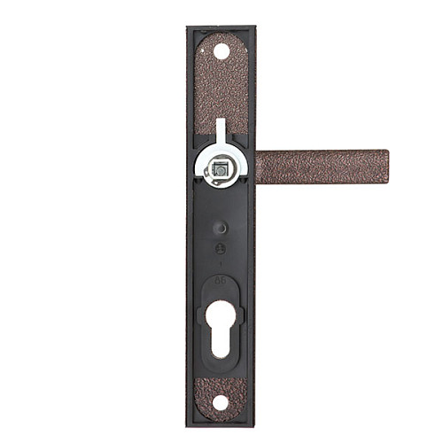 Ручки на планке ROSTEX 802 R 72мм (38-55мм) фиксированная-нажимная коричневый - Фото №2