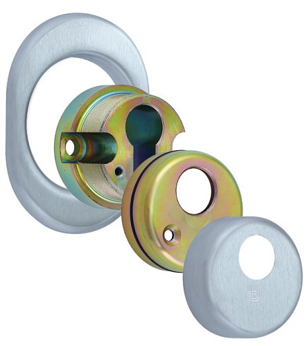 Протектор DISEC CONTRO CD2100 30 / 40мм хром матовый - Фото №2