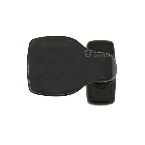 Ручки на розеті MEDOS Merkury натискна-фіксована чорна - Фото №5