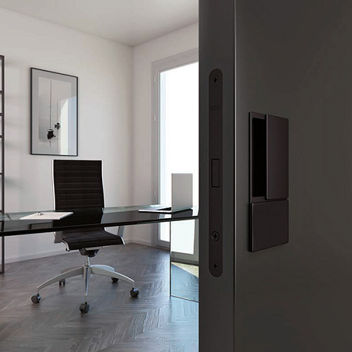 Ручки для розсувної системи AGB Wave B300000193 чорний матовий - Фото №2