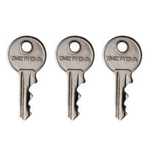 Навесной замок GERDA KZZS 50 (3 ключа) - Фото №3