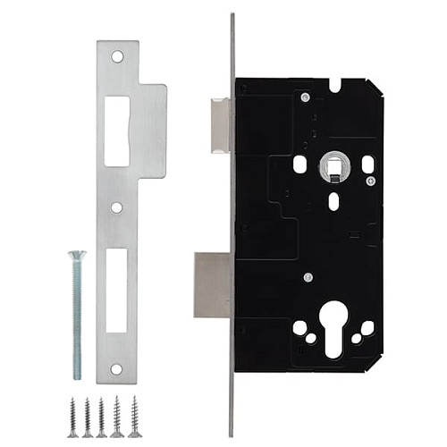 Механізм замка SANTOS 772 (BS60*72мм) матовий хром - Фото №6
