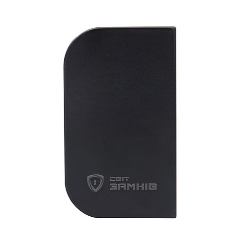 Зворотня планка WALA TAF1 для скла матовий чорний - Фото №2