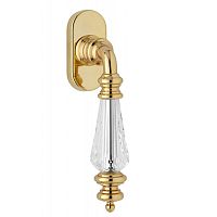 Ручка оконная FADEX Siena SW DK472 O01 золото/кристалл Swarovski