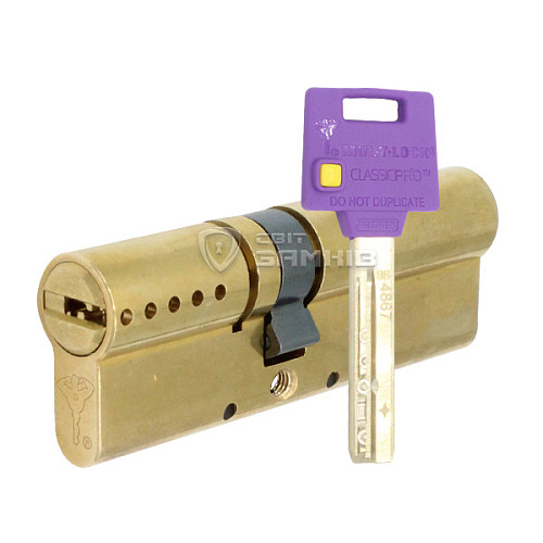 Циліндр MUL-T-LOCK MTL400/ClassicPRO 100 (35*65) латунь - Фото №1