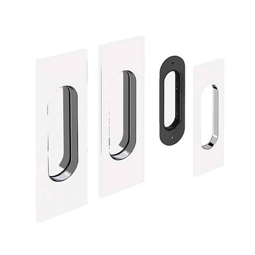 Ручки для раздвижной системы VALCOMP 123,5x38 мм белый - Фото №2