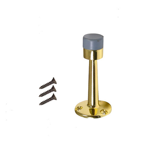 Стопор дверний настінний ПОЛЬЩА стіна латунь - Фото №2