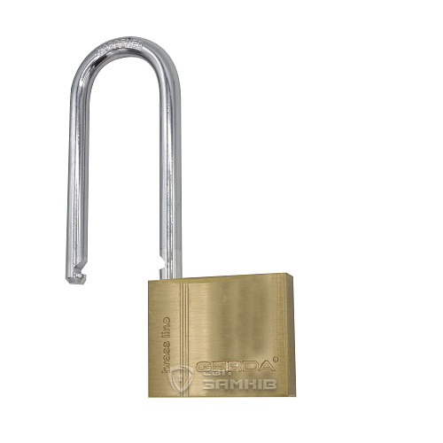 Замок навісний GERDA KMZ5030A S 50 H 80 (3 ключа) - Фото №2