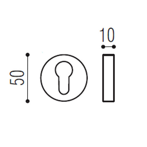 Накладки на сердцевину COLOMBO CC13 серебро - Фото №2