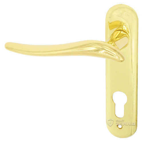 Ручки на планці Гамма к/п 72 PZ OLV золото - Фото №3