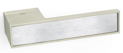 Ручки на розетте TUPAI Big 3084 RT (3045-1999) никель матовый - Фото №2