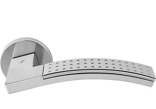 Ручки на розеті COLOMBO Trama LC81 (FF19BZG-FF13) матовий хром/хром - Фото №2