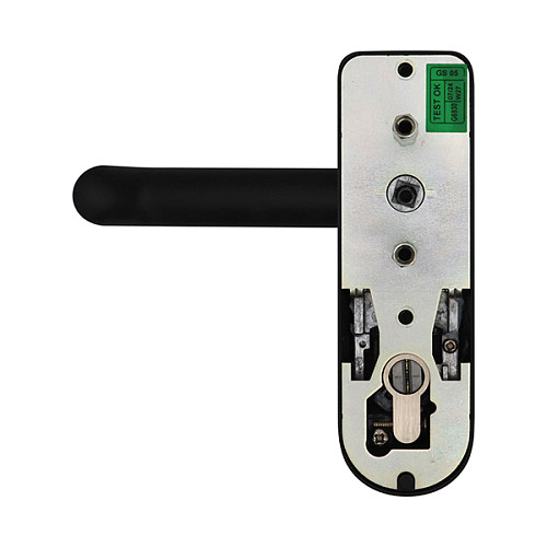 Ручка на планці CISA 07078.68 зовнішня з циліндром для накладної антипаніки чорний - Фото №7