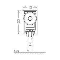 Порог выдвижной CCE Trend seal С 930 мм