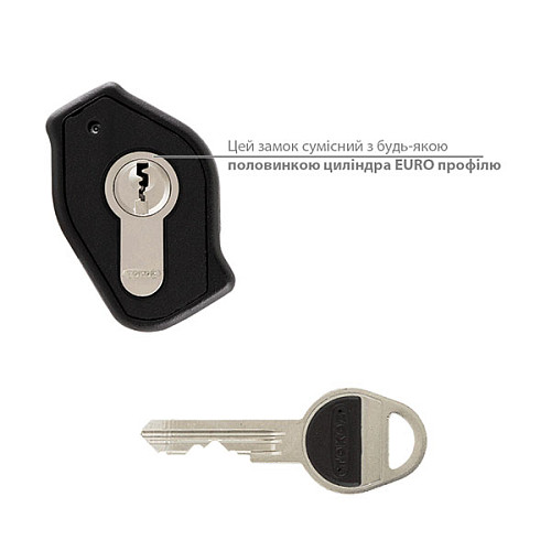 Замок навісний TOKOZ Omega 50 (3 ключа) - Фото №5