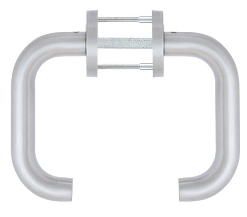 Ручки на розетте ROSTEX Albacete ES52 нержавеющая сталь матовая - Фото №4