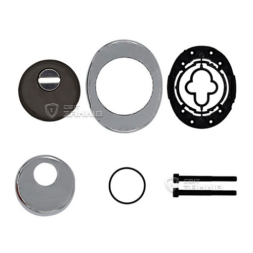 Протектор AZZI FAUSTO F23 Antitubo Widia 25 мм 85х70 хром - Фото №4