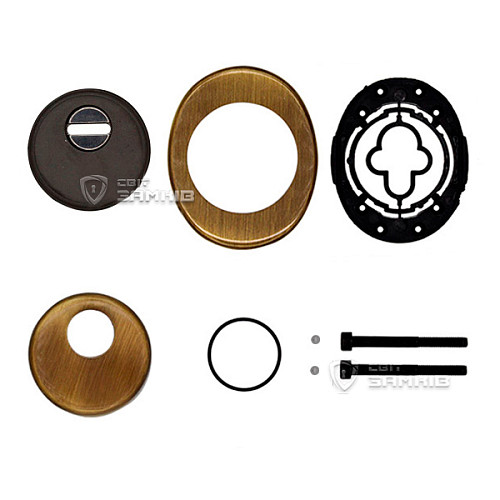 Протектор AZZI FAUSTO F23 Antitubo SB Widia 25 мм 85х70 бронза - Фото №4