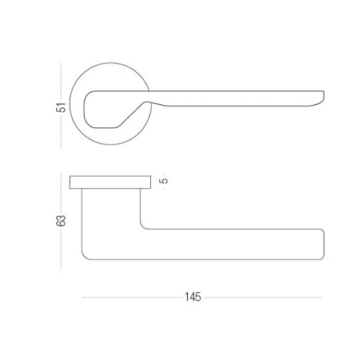 Ручки на розетте MVM Z-1811 (T19-E19) SC сатин хром - Фото №4