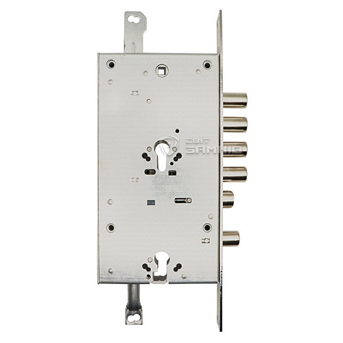 Механізм замка MUL-T-LOCK CEM30328 Двосистемний (BS65*85мм) хром полірований  без зв.планки - Фото №2