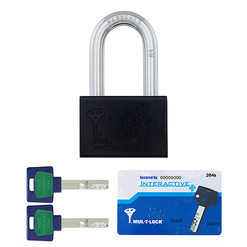 Замок навісний MUL-T-LOCK M13/C2 Interactive+ довга дужка (2 ключа) - Фото №6