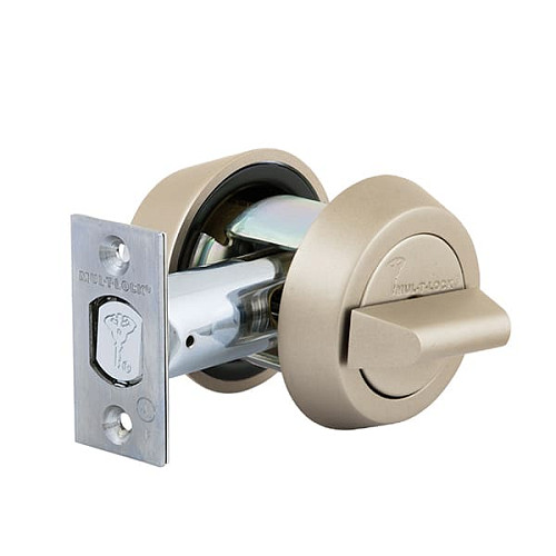 Замок врезной MUL-T-LOCK Dead Bolt Hercular MT5 + (BS60/70мм) матовый никель - Фото №3