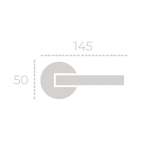 Ручки на розеті FADEX Camilla 228V N01 нікель полірований - Фото №3