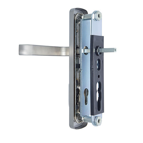 Ручки на планці з протектором ROSTEX Astra R 72мм (38-55мм) нержавіюча сталь матова - Фото №4