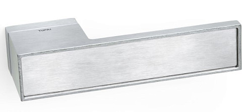 Ручки на розетте TUPAI Big 3084 RT (3045-1999) хром матовый - Фото №2