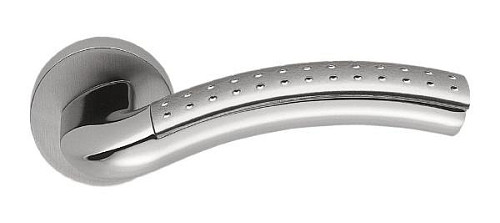 Ручки на розеті COLOMBO Milla LC41 (CD49BZGG-CD43G) хром/матовий хром - Фото №2