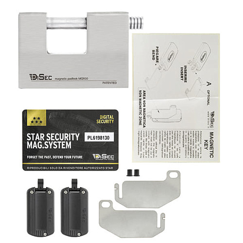 Замок навісний DISEC MG600 (2 магнітних ключа) - Фото №5